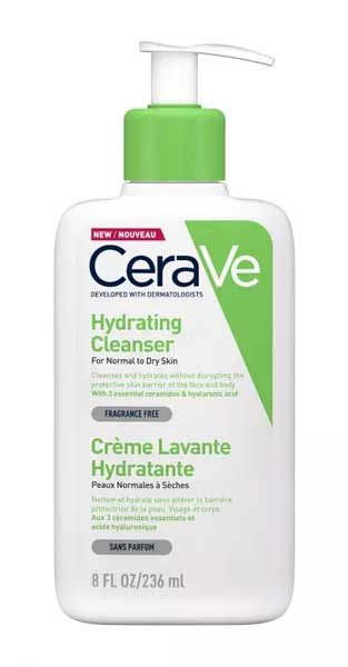 Facial Wash Yang Bagus Untuk Kulit Sensitif - CeraVe Hydrating Cleanser